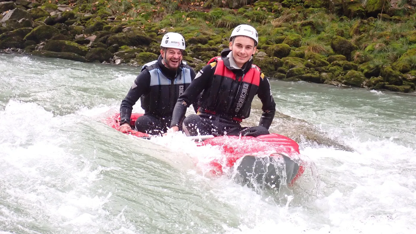 AC Milwaukee beim Rafting-Ausflug